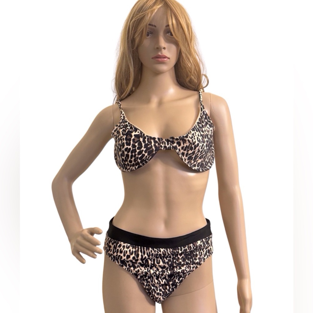 Bingo Surf Leopard Print Bikini Set